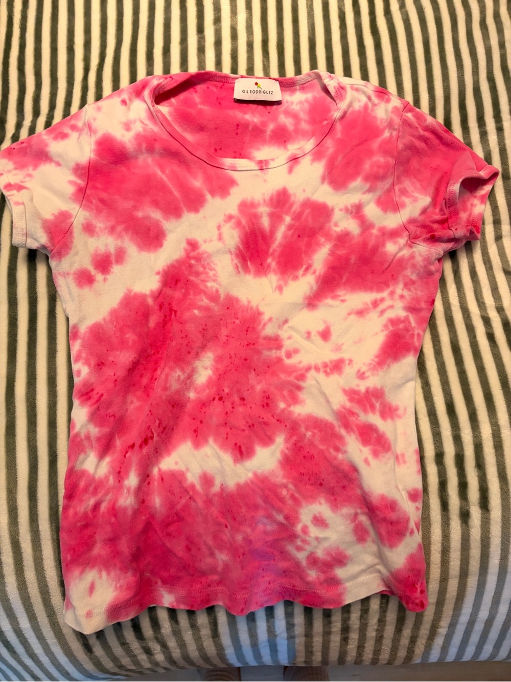 Gil Rodriguez tie dye shirt